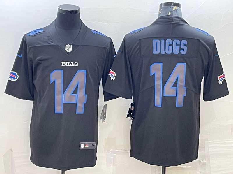 Men%27s Buffalo Bills #14 Stefon Diggs Black 2022 Fashion Impact Black Color Rush Stitched Nike Limited Jersey->buffalo bills->NFL Jersey